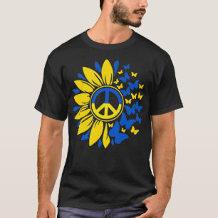 Zonnebloem Oekraïne Oekraïnse vlag Oekraïnse vlag T-shirt