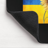 Zonnebloem Oekraïne Oekraïnse vlag  standaard Wit Muismat (Hoek)