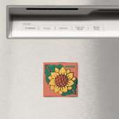 Zonnebloem, Oekraïne, Tile Magnet (Insitu (Vaatwasser))