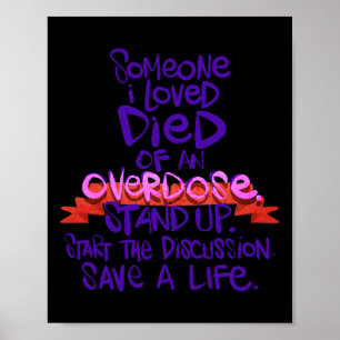 Zonnebloem olifanten Overdosis Awareness Paarse Ri Poster