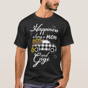 Zonnebloem Oma Shirt Geluk is een moeder.