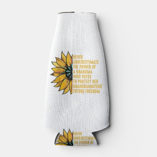 Zonnebloem onderschat nooit de kracht van oma flesjeskoeler (Voorkant)