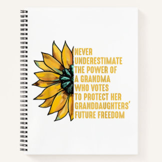 Zonnebloem onderschat nooit de kracht van oma notitieboek