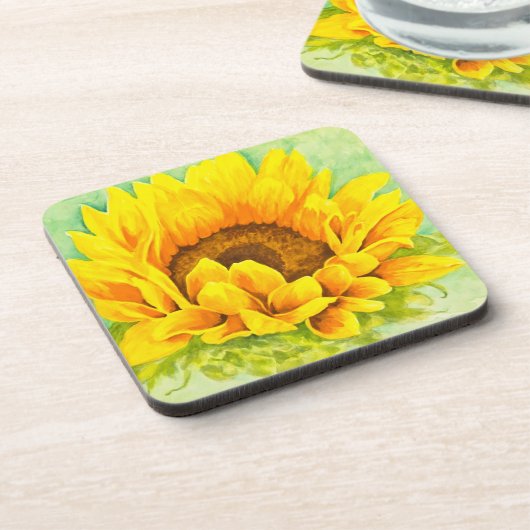 Zonnebloem Onderzetter (Linkerzijde)