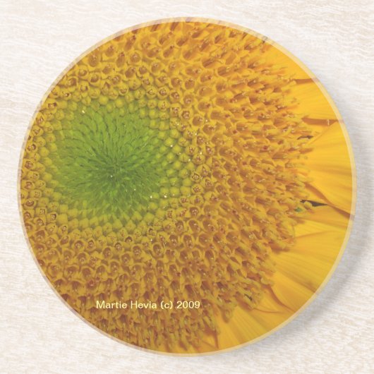 Zonnebloem - Onderzetter (Voorkant)