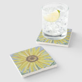 Zonnebloem Onderzetter (Zijkant)