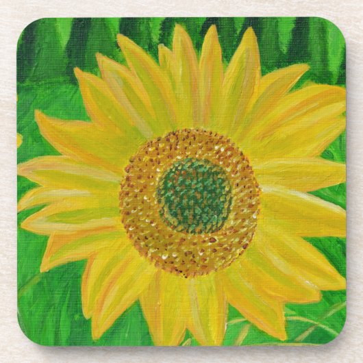 Zonnebloem Onderzetter (Voorkant)