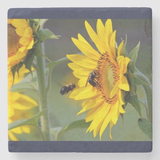 Zonnebloem onderzetter (Voorkant)