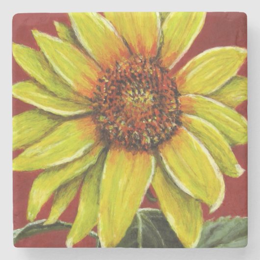 Zonnebloem Onderzetter (Voorkant)