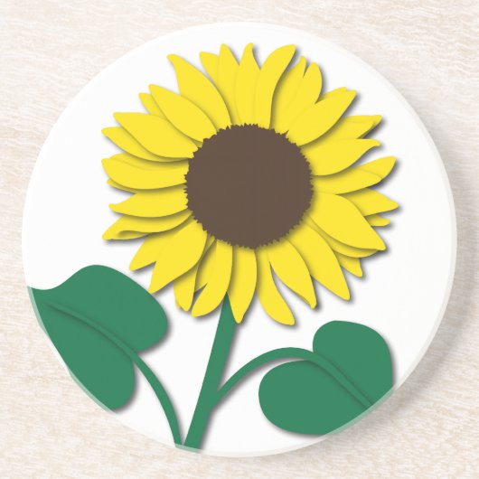 Zonnebloem Onderzetter (Voorkant)