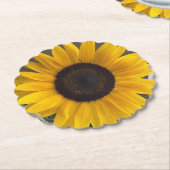 Zonnebloem onderzetters (Gekanteld)