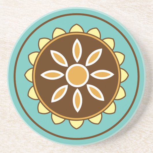 Zonnebloem Onderzetters (Voorkant)