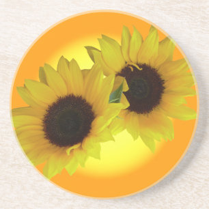 Zonnebloem Onderzetters Cheerful Yellow Flower Gif