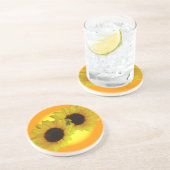 Zonnebloem Onderzetters Cheerful Yellow Flower Gif (Zijkant)