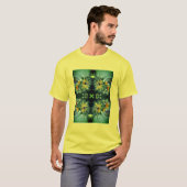 Zonnebloem Ontvouwen Abstract T-shirt (Voorkant volledig)