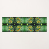 Zonnebloem Ontvouwen Abstract Yogamat (Achterkant (horizontaal))