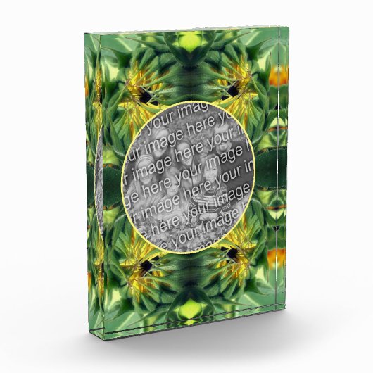 Zonnebloem Ontvouwen Creëer Uw Eigen Fotoblokken (Links)