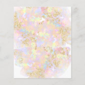 zonnebloem ontwerp flyer (Achterkant)