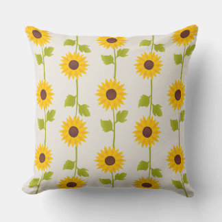 zonnebloem ontwerp kussen