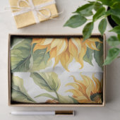 Zonnebloem Oogstmand Tissuepapier (Geschenk)