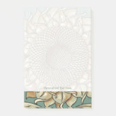 Zonnebloem op Blauw-groene achtergrond Post-it® Notes (Voorkant)