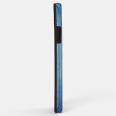 Zonnebloem op Blue Wood Wall Case-Mate iPhone Case (Achterkant/rechts)