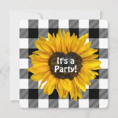 Zonnebloem op de wedstrijd van de gedenkdag kaart (Voorkant)