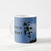 Zonnebloem op het dak. koffiemok (Voorkant links)