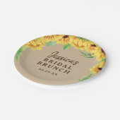 Zonnebloem op papieren bord (Gekanteld)