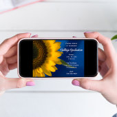 Zonnebloem op uitnodiging van de blauwe GraduParti