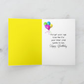 Zonnebloem op zonnescherm kaart (Binnen)