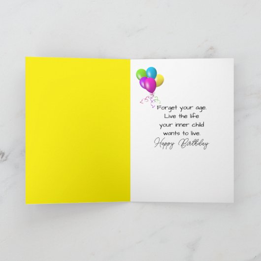 Zonnebloem op zonnescherm kaart (Binnen)