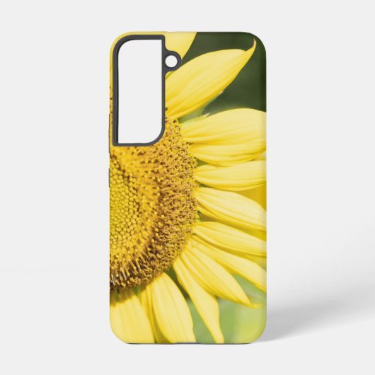 Zonnebloem op zonnige dag samsung galaxy hoesje (Achterkant)