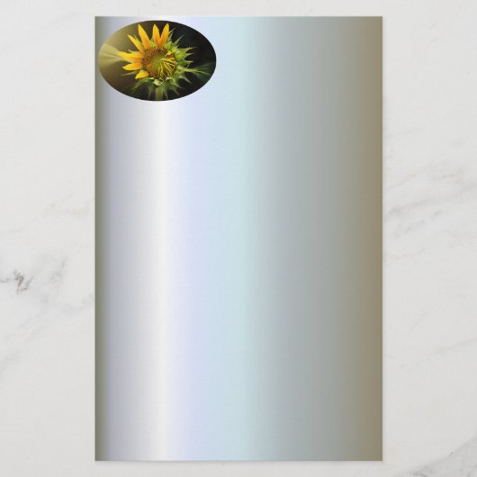 Zonnebloem Openen in volbloei Briefpapier (Voorkant)