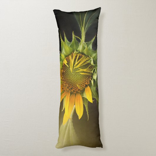 Zonnebloem Openen in volbloei Lichaamskussen (Achterkant (Verticaal))