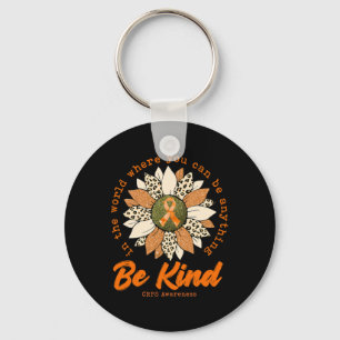 Zonnebloem Oranje CRPS Awareness Ribbon Sleutelhanger