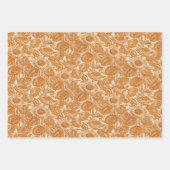  Zonnebloem Oranje Verpakkingsbladen Inpakpapier Vel (Voorkant 2)