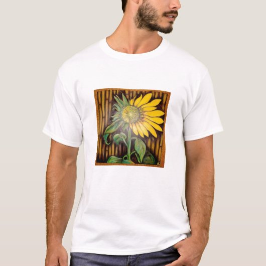 Zonnebloem, organisch T T-shirt (Voorkant)