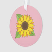 Zonnebloem Ornament (voorkant)