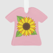 Zonnebloem Ornament (achterkant)