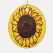 Zonnebloem Ornament Beauful Yellow Flower Decor (Links)