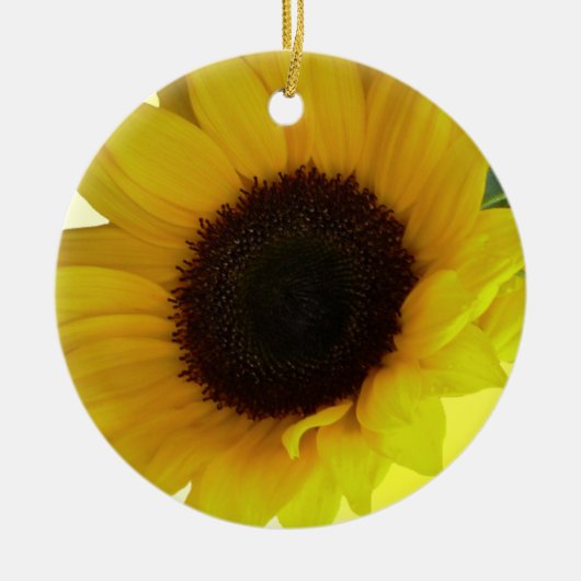 Zonnebloem Ornament Beauful Yellow Flower Decor (Voorkant)