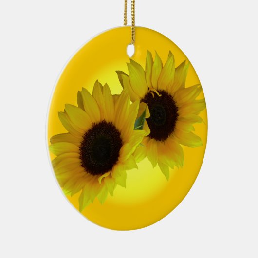 Zonnebloem Ornament Beauful Yellow Flower Decor (Rechts)