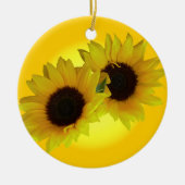 Zonnebloem Ornament Beauful Yellow Flower Decor (Voorkant)