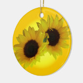 Zonnebloem Ornament Beauful Yellow Flower Decor (Links)