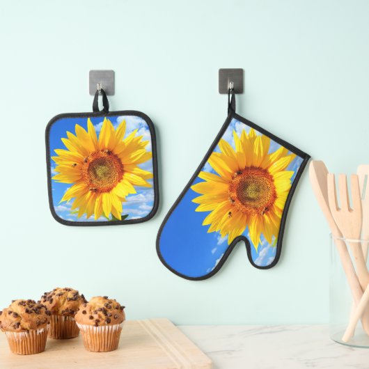 Zonnebloem Ovenwant en Pothouder Set (Insitu(Ophanging))