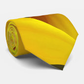 Zonnebloem Paar Arm in Arm Stropdas (Opgerold)