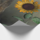 Zonnebloem Paard Matte Wrapping Papier (Hoek)