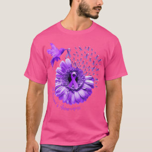 Zonnebloem Paarse Alzheimer T-shirt