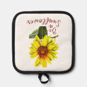 Zonnebloem Pannenlap (Voorkant)
